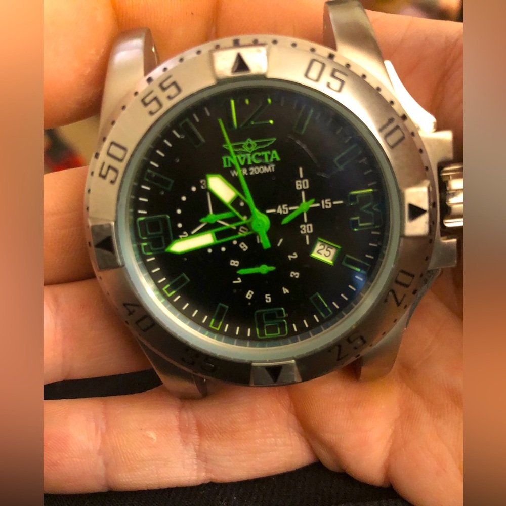Invicta exscursion  still works fine just doesn’t come with a band bezel only